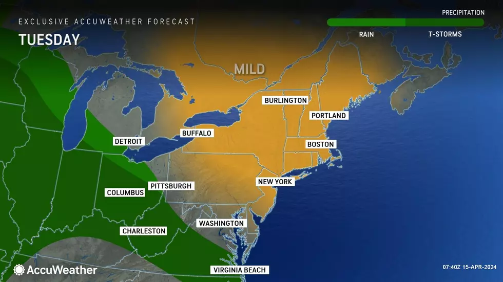 Tuesday has the potential to be a gorgeous weather day, sunny, dry, and mild. (Accuweather)