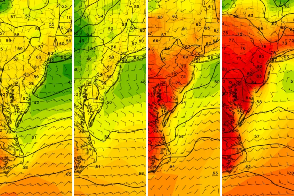 NJ weekend weather: Big warmup with a few rain showers