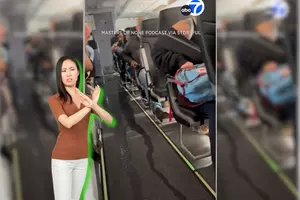 Ewww — Liquid in plane aisle grosses out NJ flight passengers