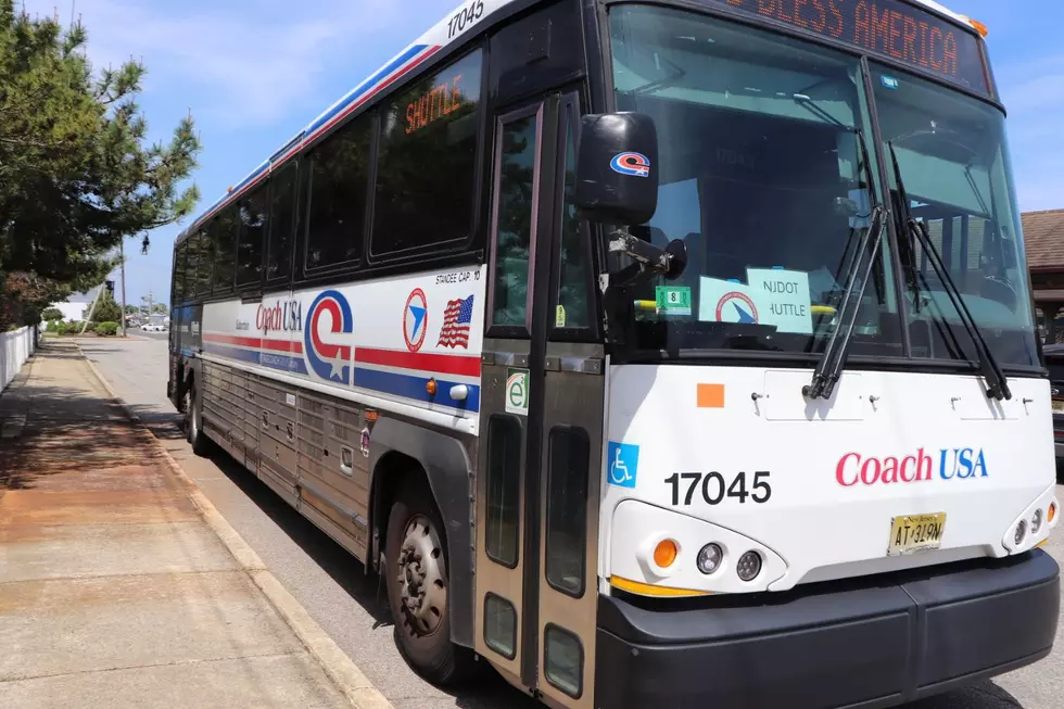Shuttle bus used between Belmar and Avon-by-the-sea during the closure of the Shark RIver Bridge on Route 71