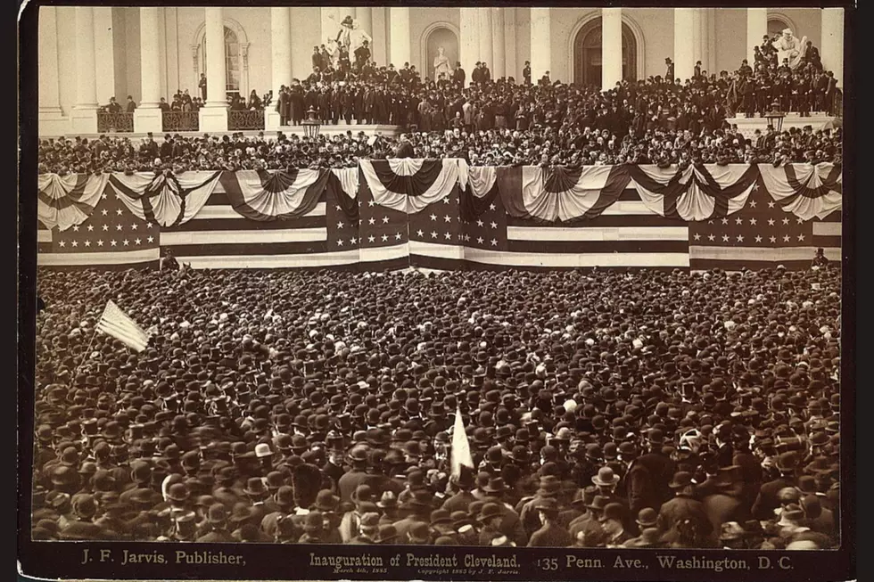 Pres. Grover Cleveland inauguration via Library of Congress (loc.gov)