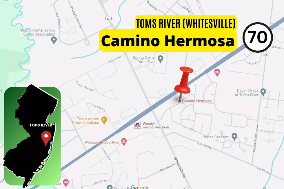 Map shows the Camino Hermosa neighborhood in Toms River