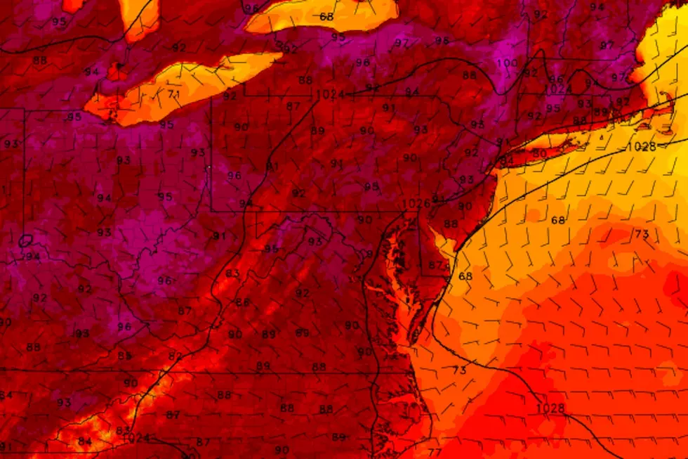 Heat Advisory continues for New Jersey, great relief at the Shore