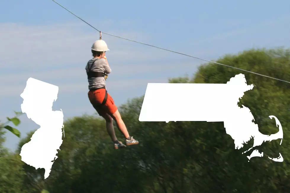 Zip line, NJ, MA