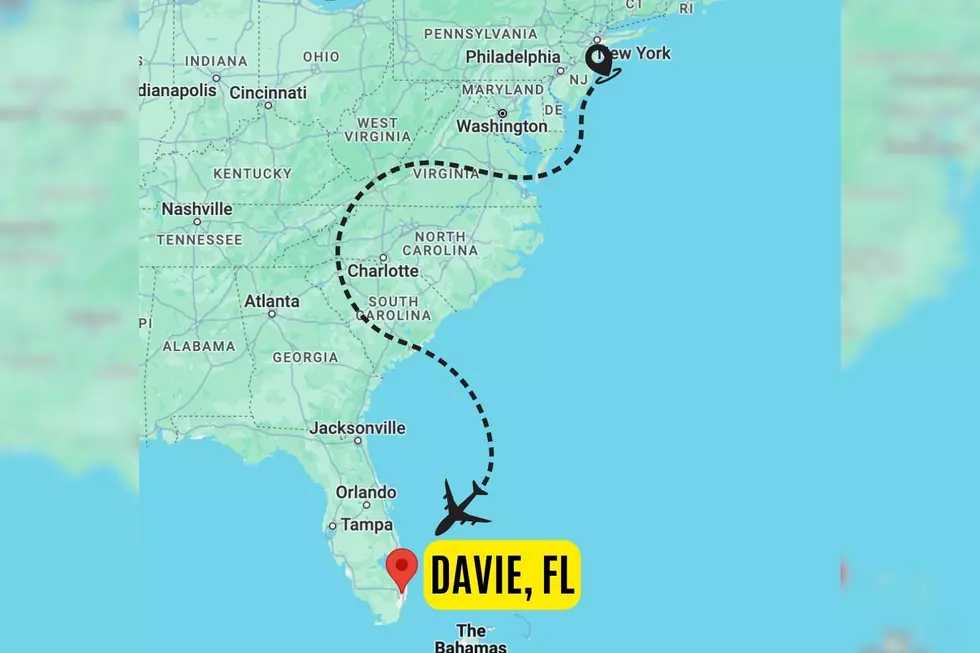 Davie, FL from NJ (Google Maps, Canva) Bruce Piekarsky