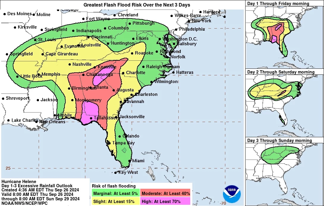 How will Hurricane Helene's remnants impact NJ this week?