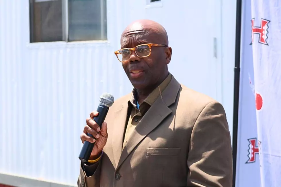 Anthony Salters speaks at Hillside High School 5/20/24 (Hillside Public Schools via Instagram)