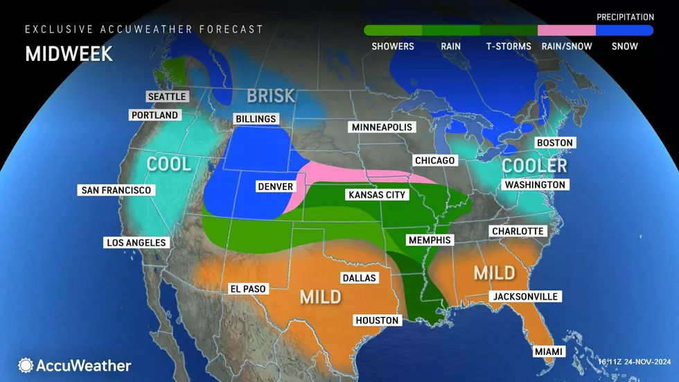 Wednesday will present quiet weather and travel conditions across New Jersey. (Accuweather)