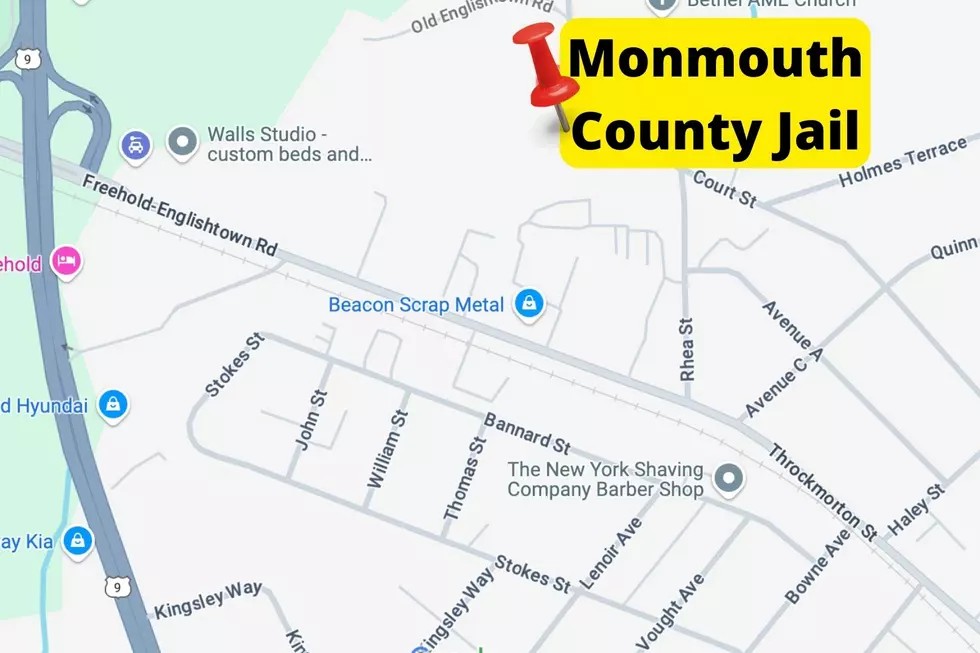 Monmouth County jail (Google Maps, Canva)