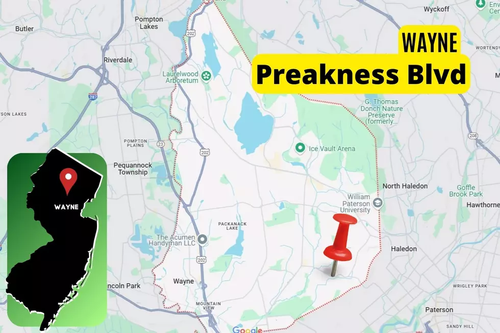 Map shows Preakness Avenue in Wayne