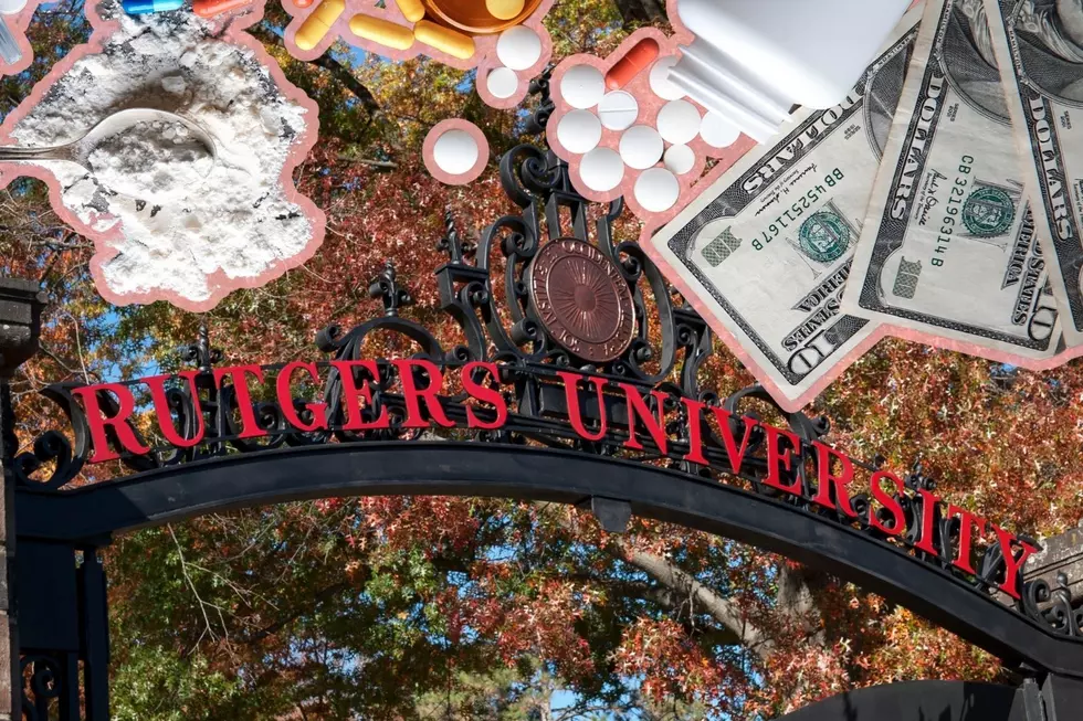 Accused drug network at Rutgers University (Rutgers.edu, Canva, Townsquare Media Illustration)