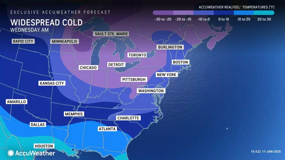 Bitter cold will settle in throughout next week. Below-zero wind chills are possible — that qualifies as "dangerous" cold. (Accuweather)