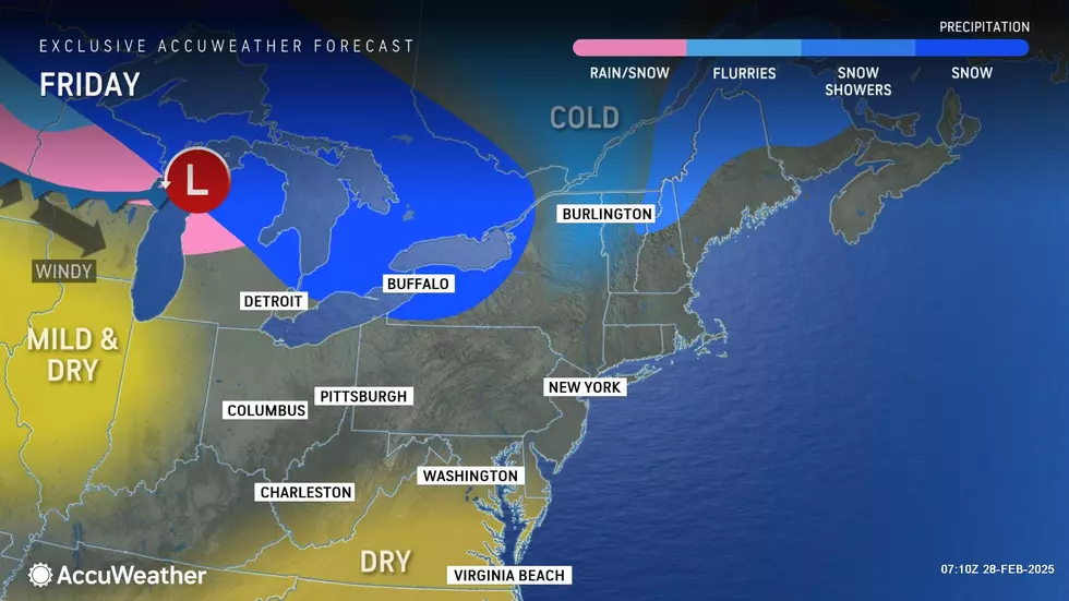 Friday will be cooler than the rest of the week, but still dry and relatively pleasant. (Accuweather)
