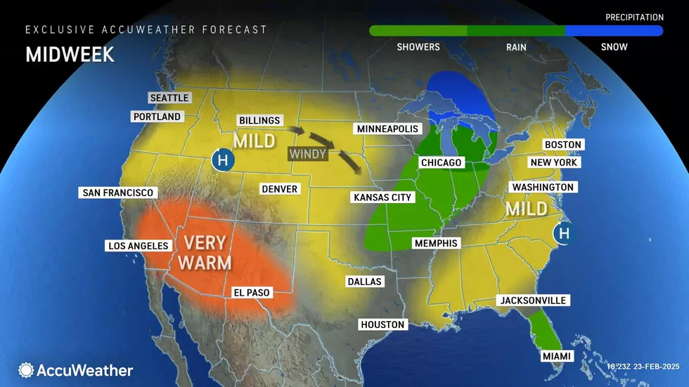 Mild 50s continue for New Jersey through Wednesday and Thursday too. (Accuweather)