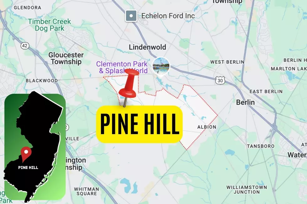Pine Hill NJ (Google Maps, Canva, Townsquare Media Illustration)