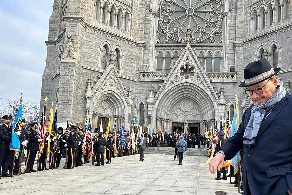 Newark detective Joseph Azcona funeral (Credit Newark Councilman Carlos M. González via Facebook)