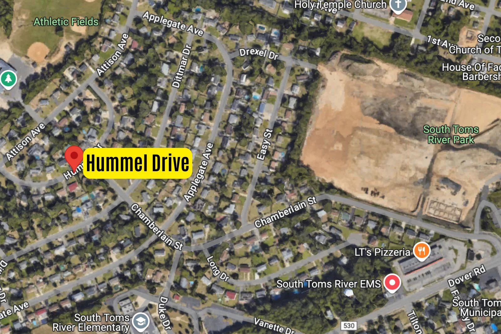 Hummel Drive South Toms River (google Maps,