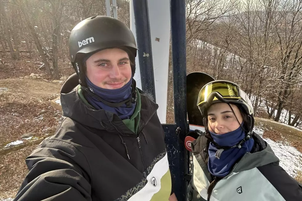 Kiley Armstrong and Evan Fiore in a photo he shared on Facebook.