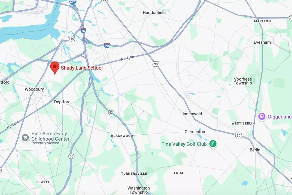 NJ mom Tara Webb is accused of stealing from school PTO in Deptford (Salem County Jail, Google Maps)