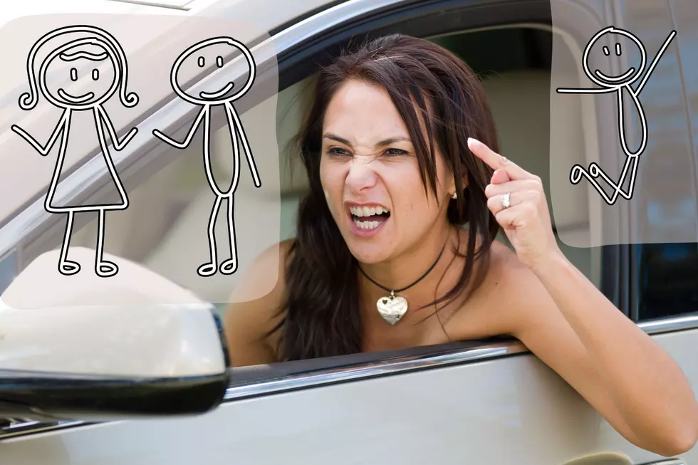 Stick Figure Family - Angry woman driver