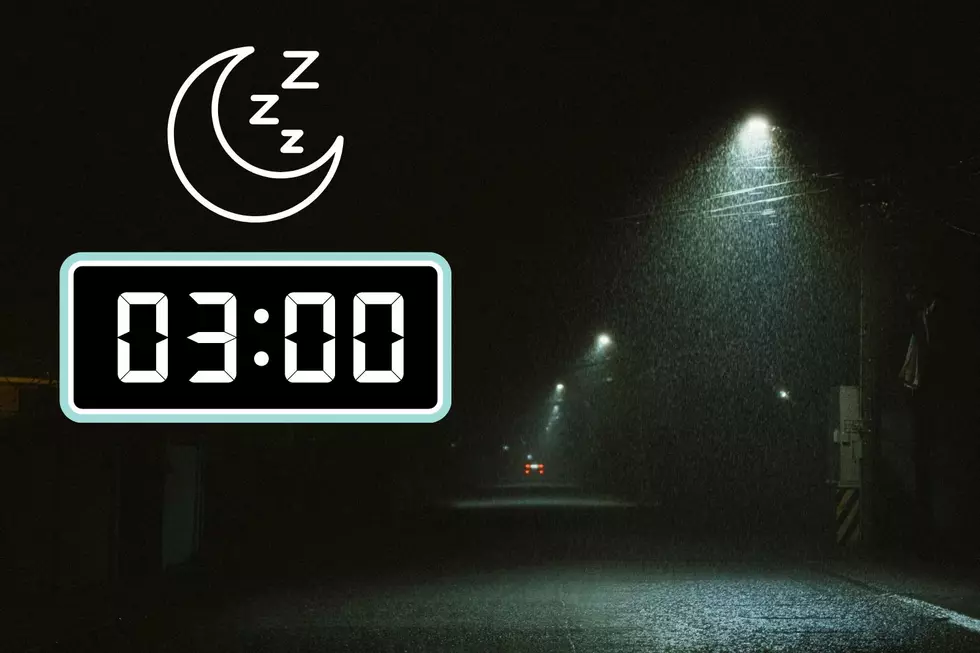 Highway - 3 am night road street lights clock moon s