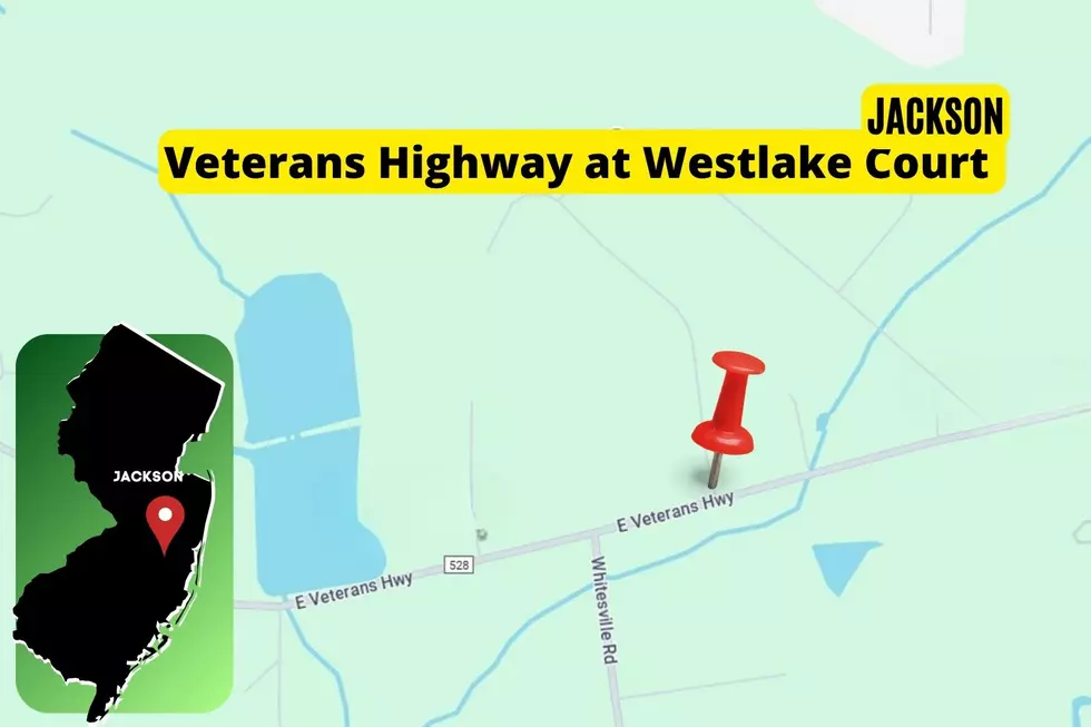 Map shows location of Veterans Highway and Westlake Court, the scene of a crash on 10/8/25