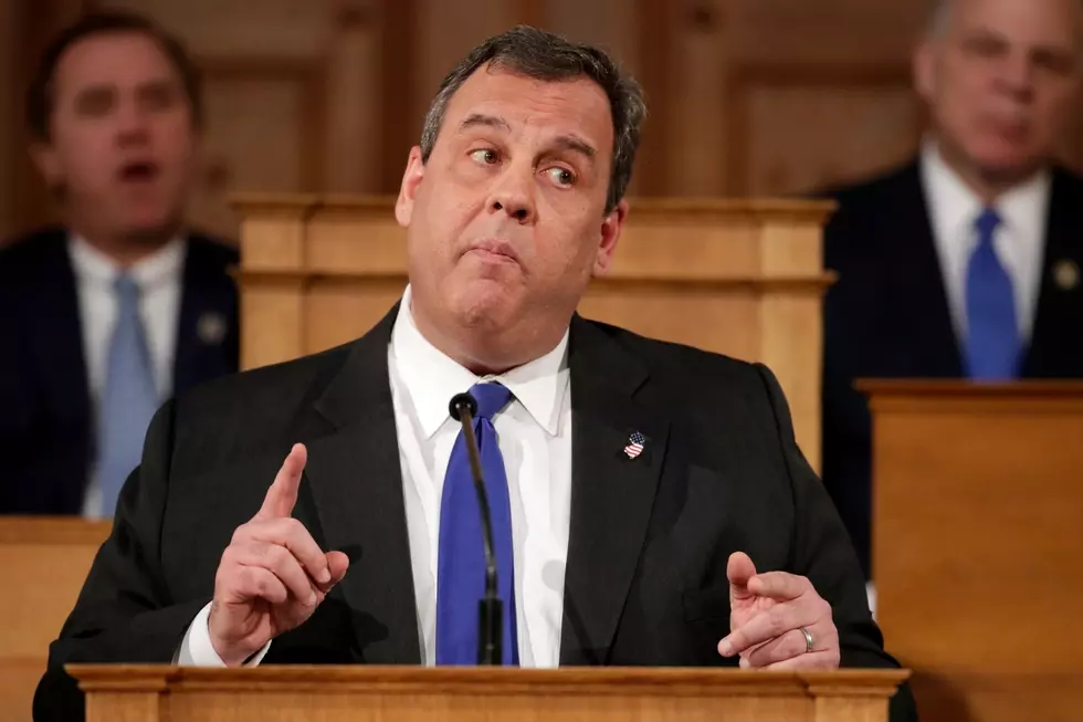 New Jersey Gov. Chris Christie delivers his final state of the state address at the Statehouse in Trenton, N.J., Tuesday, Jan. 9, 2018. (AP Photo/Julio Cortez)