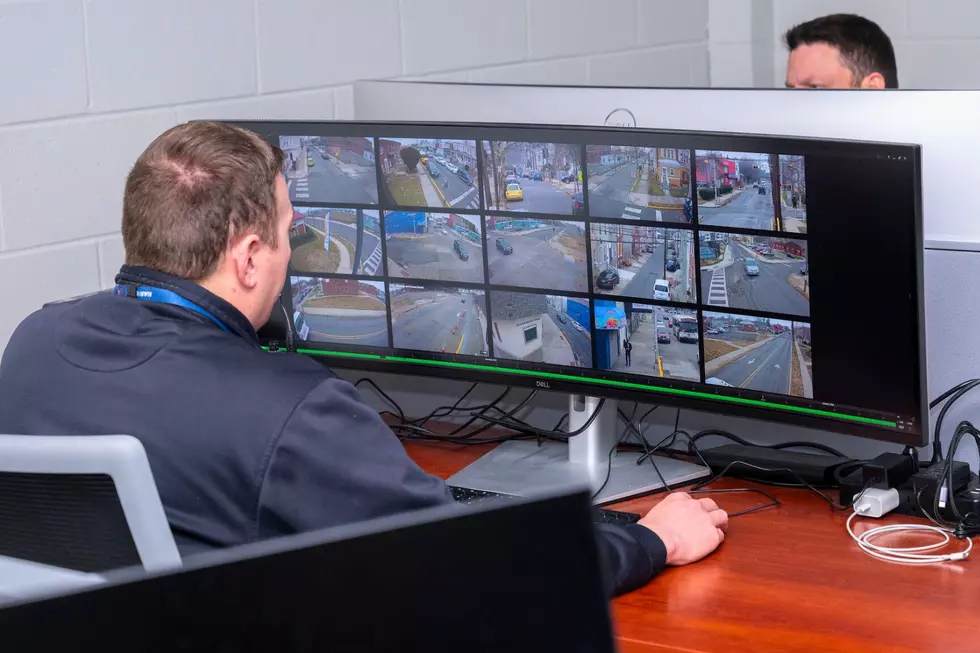 Officials show off the drone operations center at Camden County police headquarters on Jan. 6, 2026. (CamdenCountyNJ via Flickr)