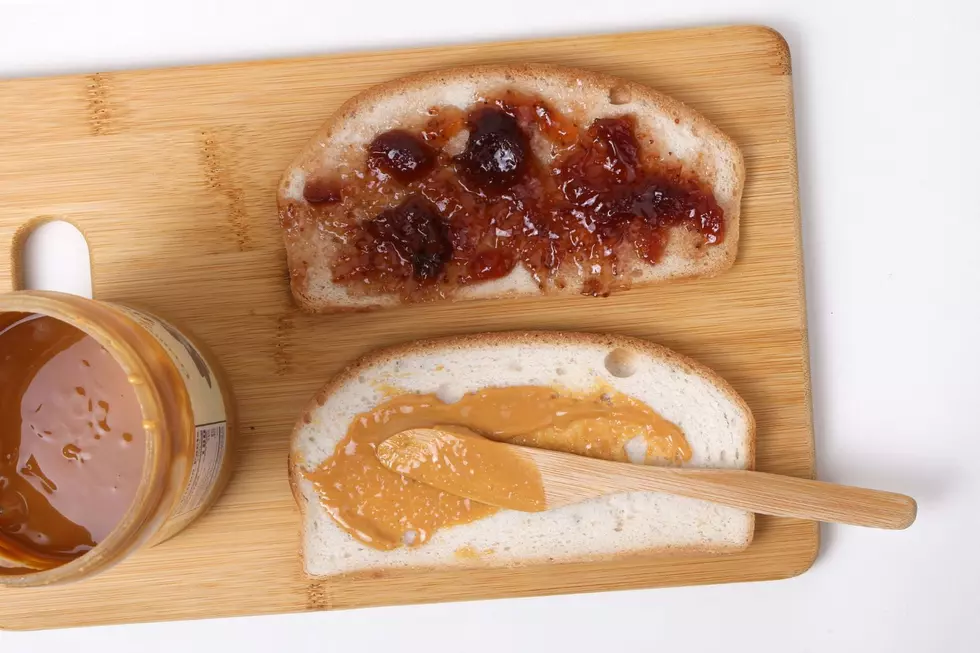 Peanut butter and jelly sandwich