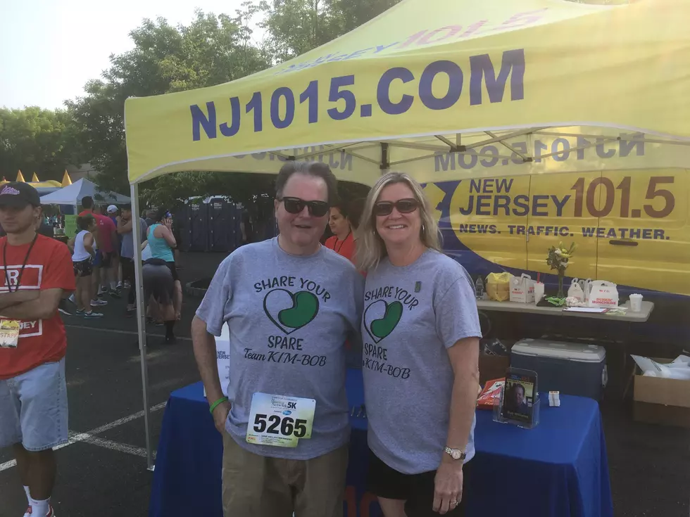 Bob Williams with his kidney donor Kim Roumes | NJ101.5 Townsquare photo