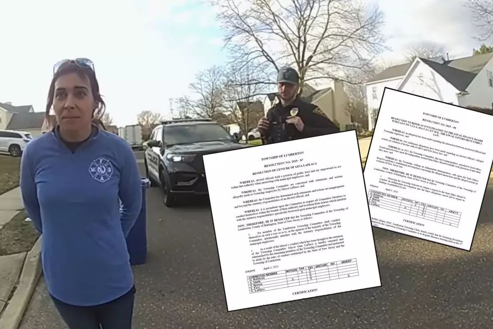 Mayor Gina LaPlaca takes a sobriety test