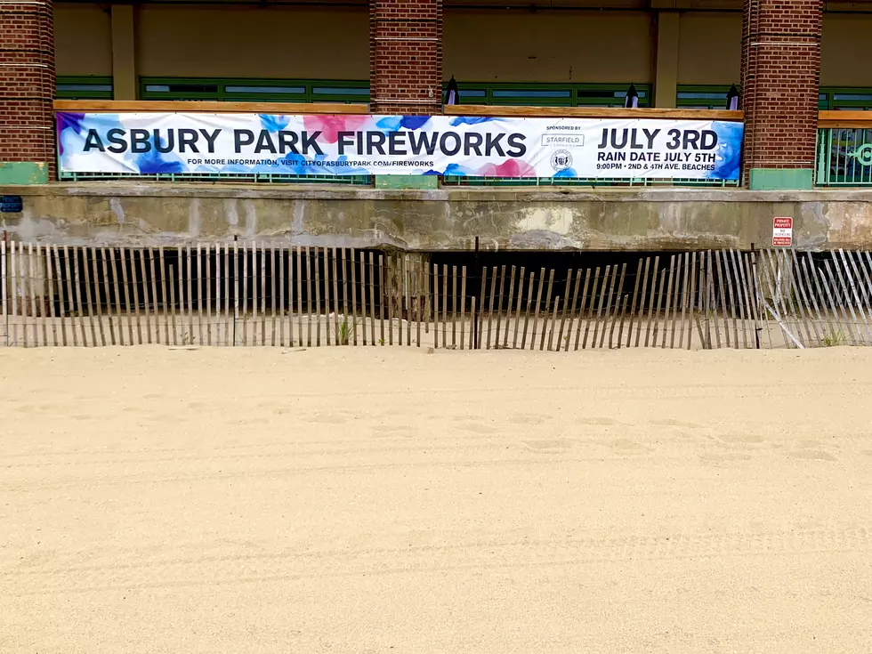 Asbury Parks 4th Celebration banner on Convention Hall | photo by EJ