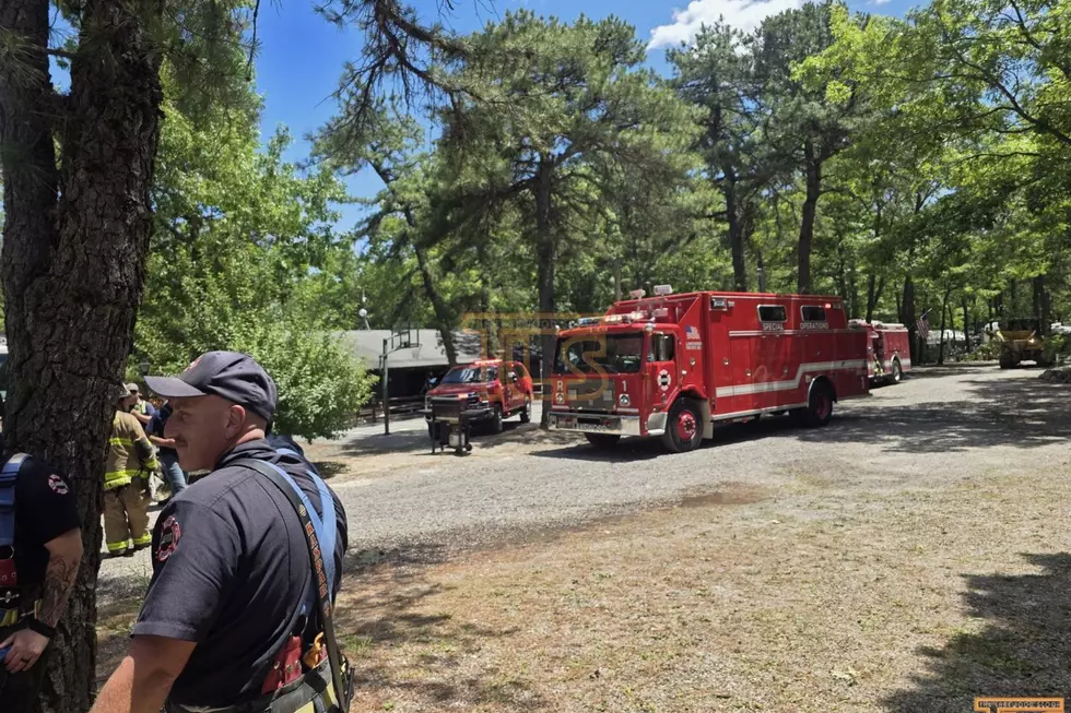 Response to a fire at the Sun Retreats RV Park on Route 72 in Barnegat