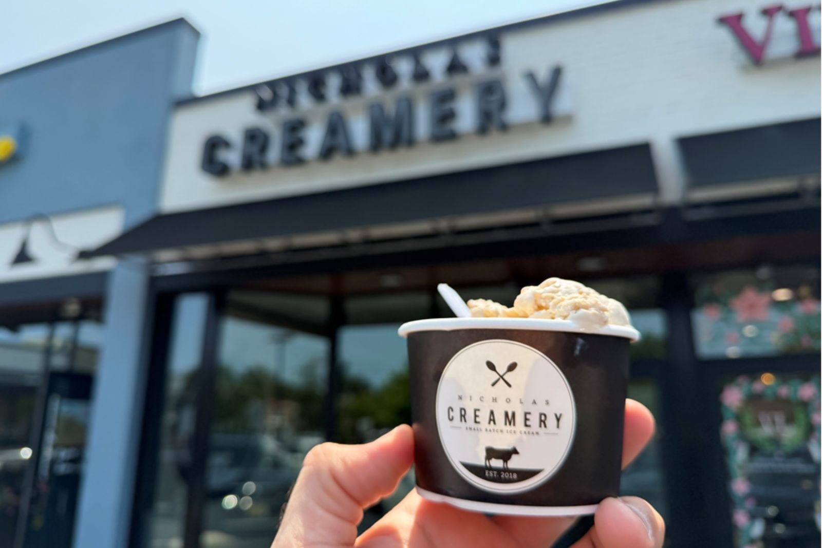 Nicholas Creamery ice cream shop location on the Jersey Shore