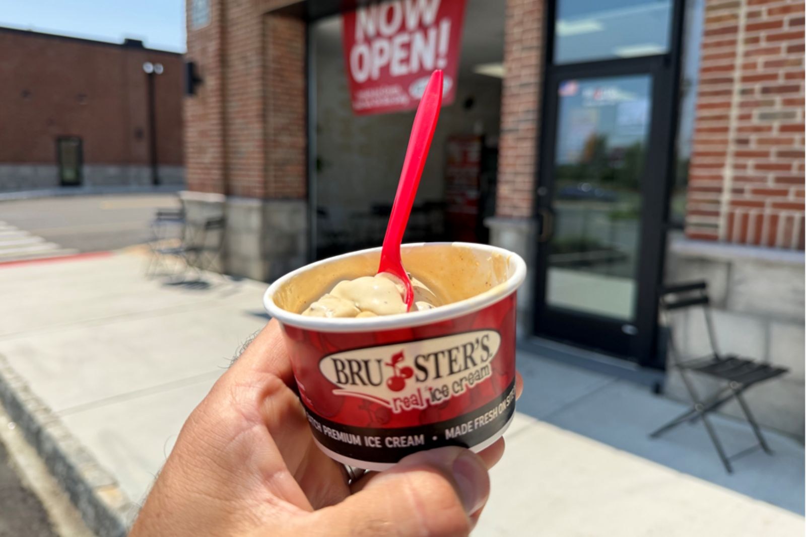 Interior or exterior view of the new ice cream shop at Fort Monmouth