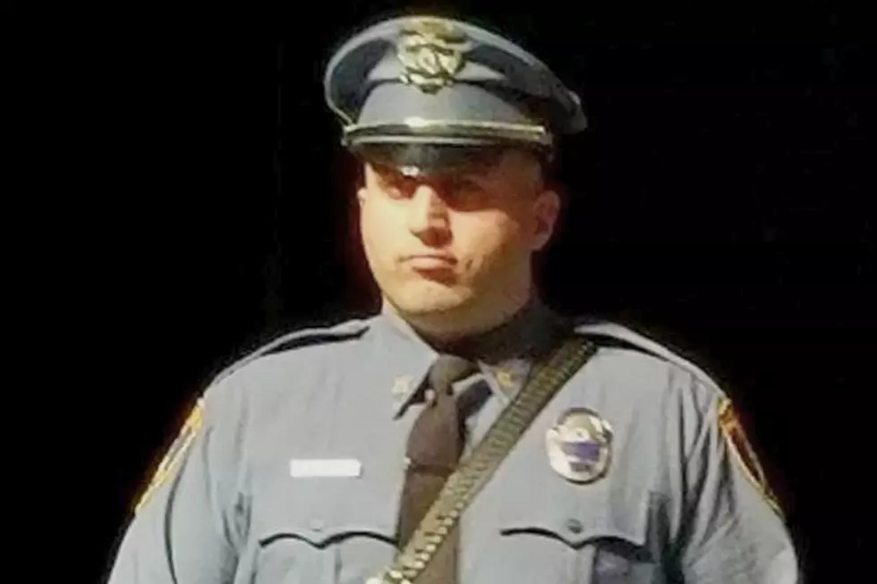 Attilio Dente is recognized for completing a new officer training course in December 2017. (Saddle Brook Police Department via Facebook)