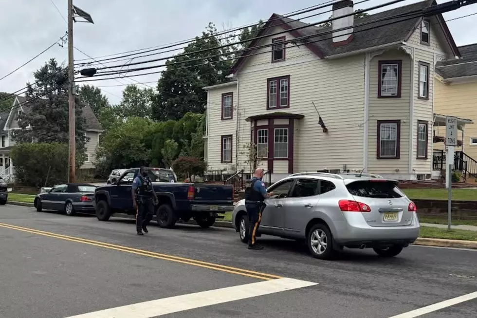 Dunellen police officer disguises himself as a shrub to help catch distracted motorists (Dunellen PD via Facebook)