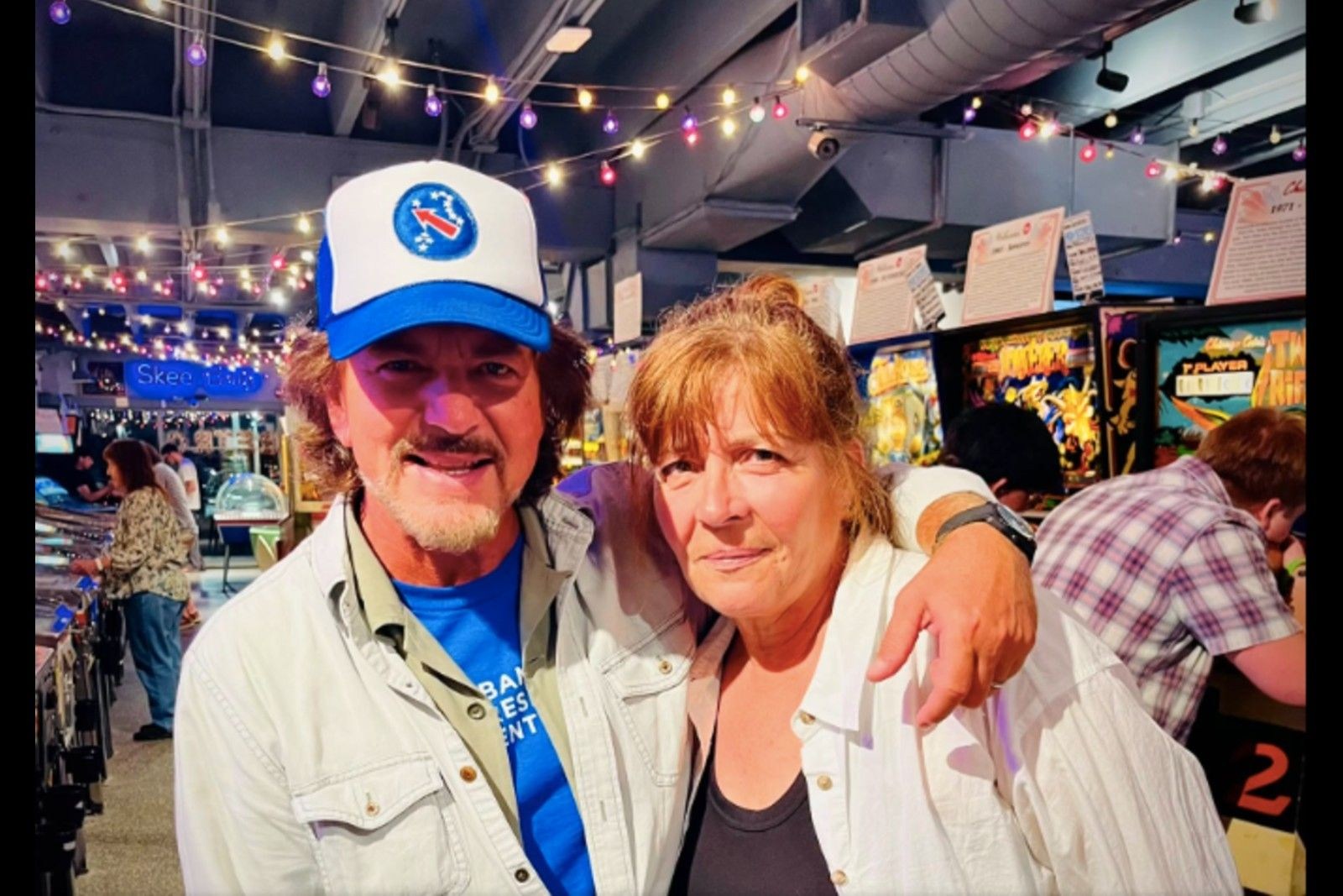 Eddie Vedder at a Jersey Shore arcade