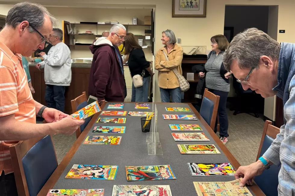 Comic book and Marvel drawing at Drew University's Empty Nester program (Drew University)
