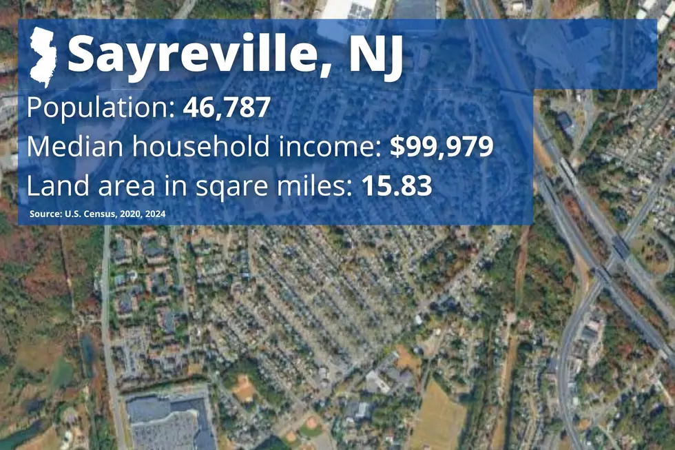 Sayreville stats (Google Maps, Canva)