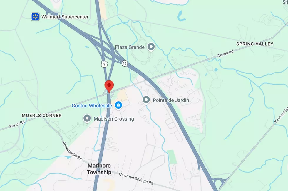 Texas Road at Route 9 in Old Bridge and Marlboro (Google Maps)