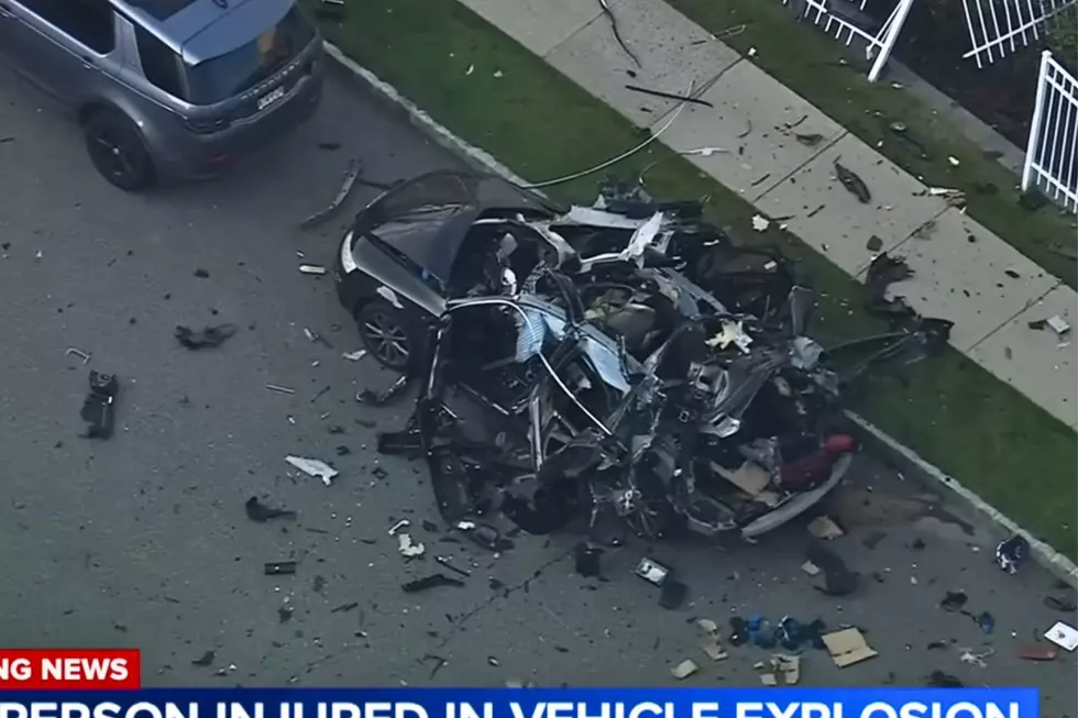 NJ man turns car key &mdash; then it explodes in his driveway