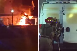 Galloway senior home evacuated after van fire