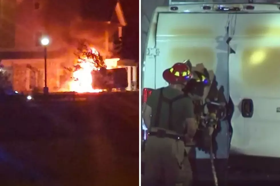 Galloway senior home evacuated after van fire
