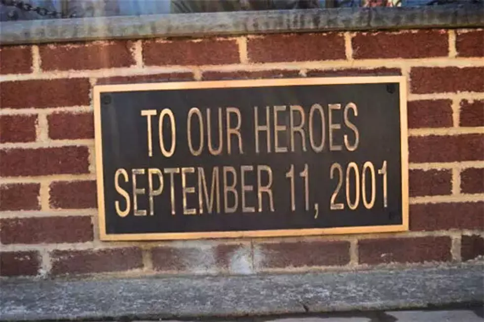 9/11 plaque in Hamilton (Mercer)'s Veterans Park