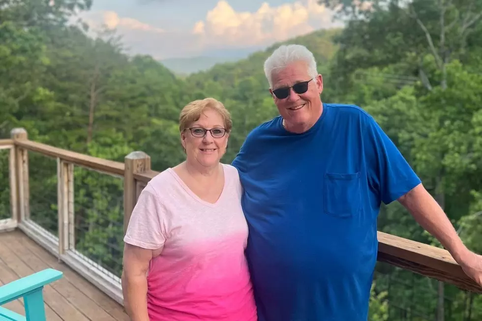 Sandra Dutcher (L) and her husband