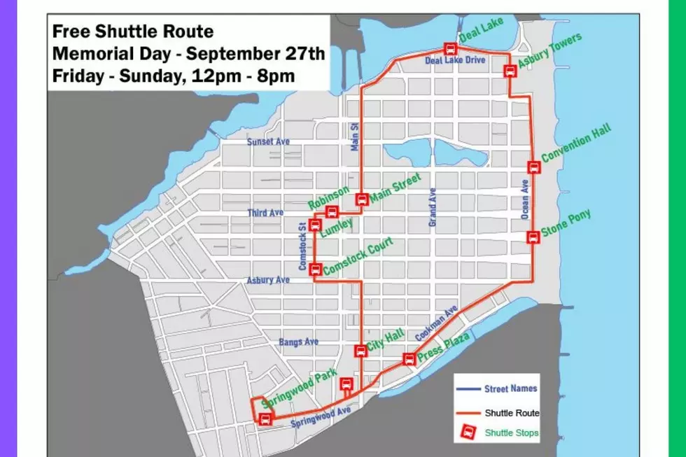 Asbury Park has launched a free shuttle service for residents and visitors (City of Asbury Park)