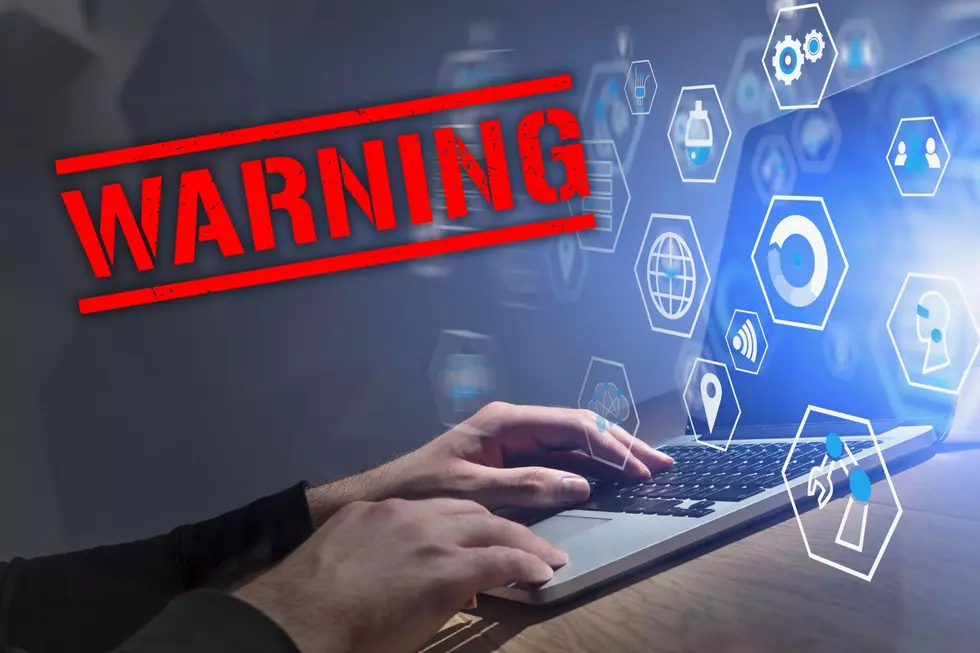 AI technology computer warning - hack virus