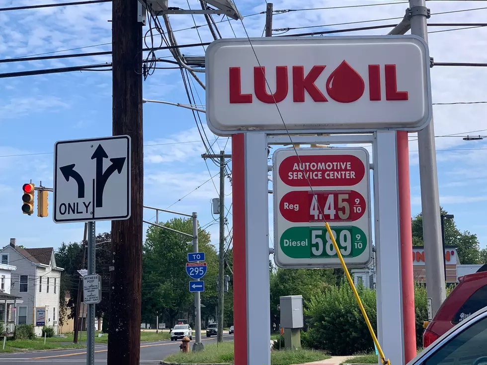 A Lukoil station in Mercer County, diesel prices climbing right alongside regular unleaded. | EJ