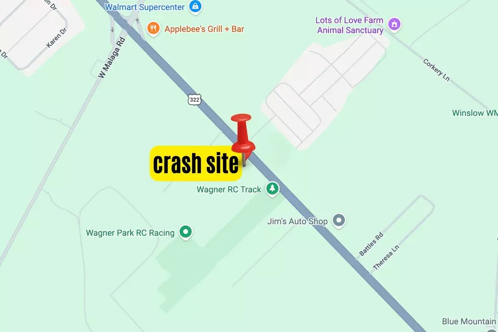 Deadly crash site in Monroe, Gloucester County (Google Maps)